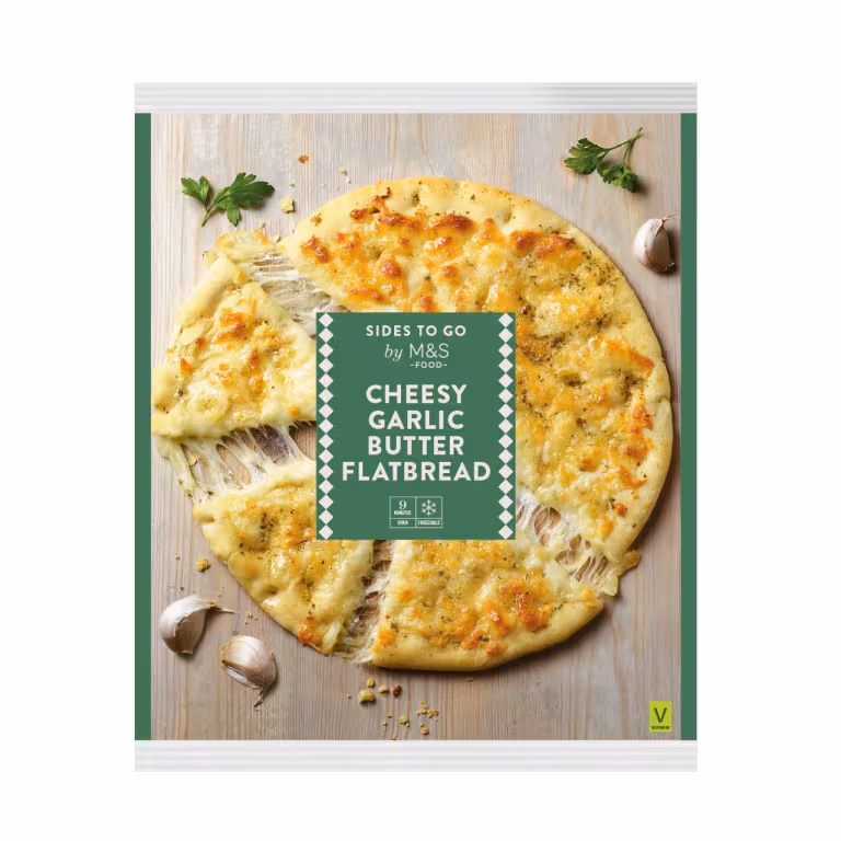 M&S Cheesy Garlic Butter Flatbread