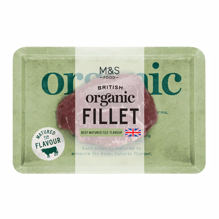 M&S Organic British Fillet Steak