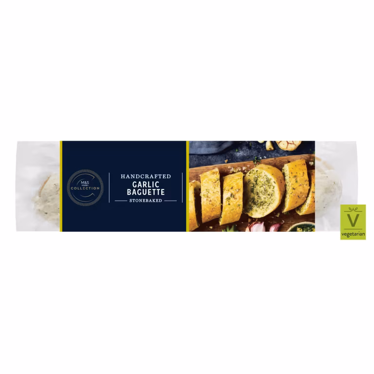 M&S Collection Handcrafted Garlic Baguette