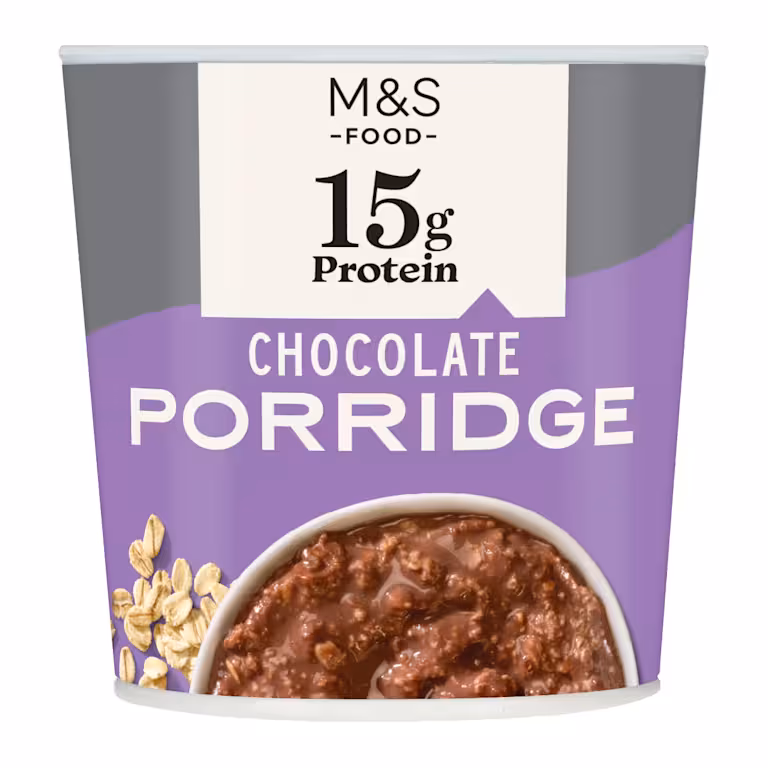 M&S High Protein Chocolate Porridge