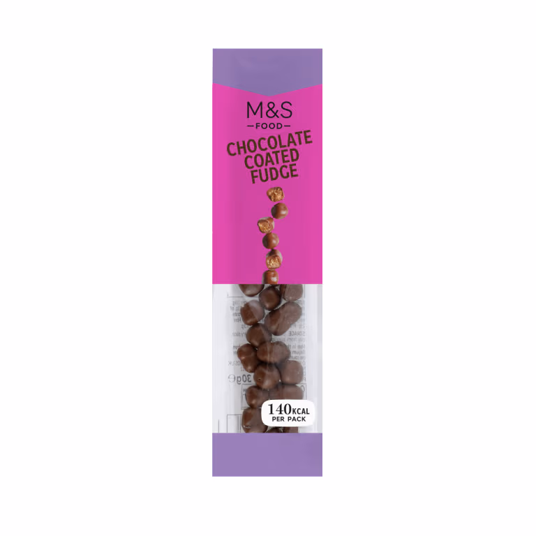 M&S Chocolate Coated Fudge