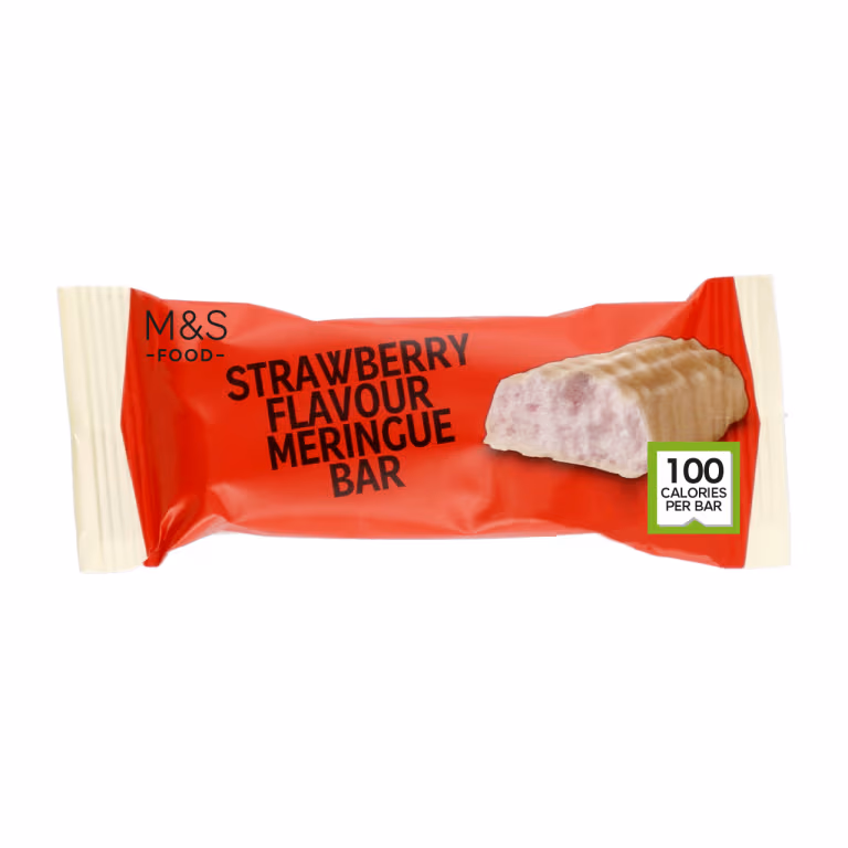 M&S Strawberry Flavour Meringue Bar