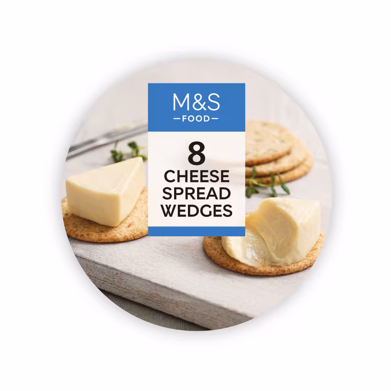 M&S 8 Cheese Spread Wedges