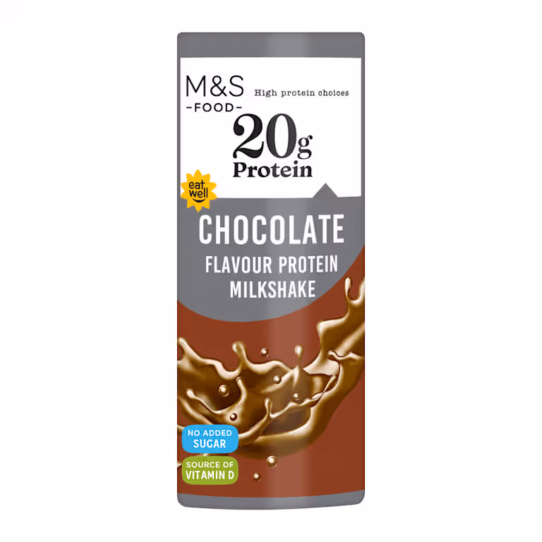 M&S Chocolate Flavour Protein Milkshake