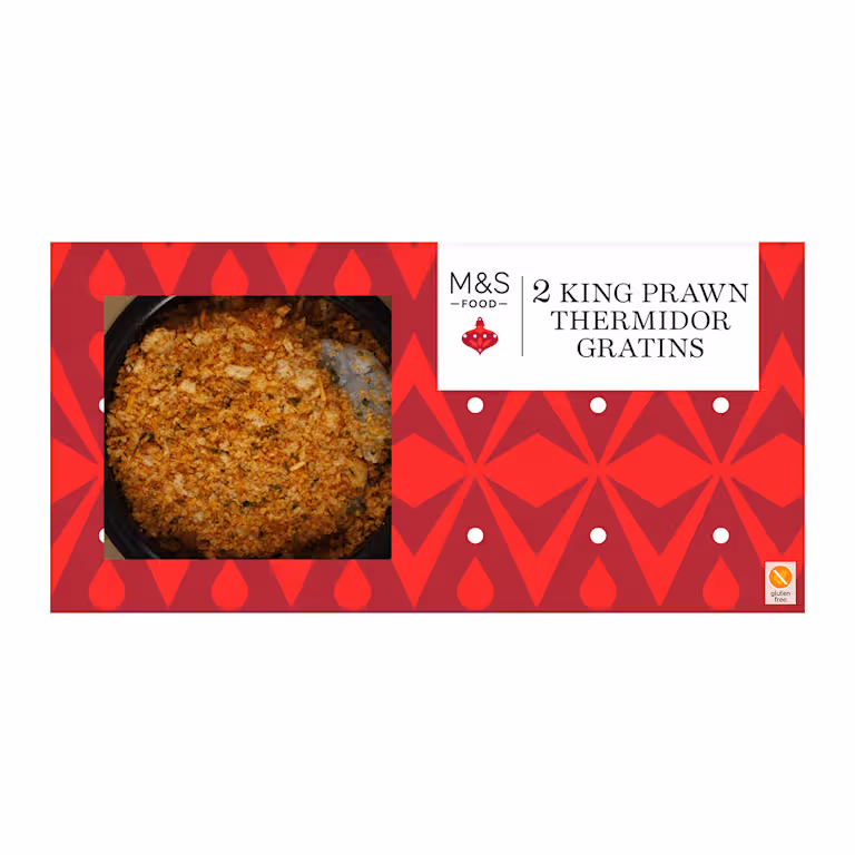 M&S King Prawn Thermidor Gratins