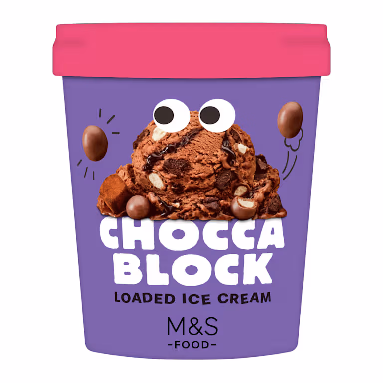 M&S Chocca Block Loaded Ice Cream&nbsp;