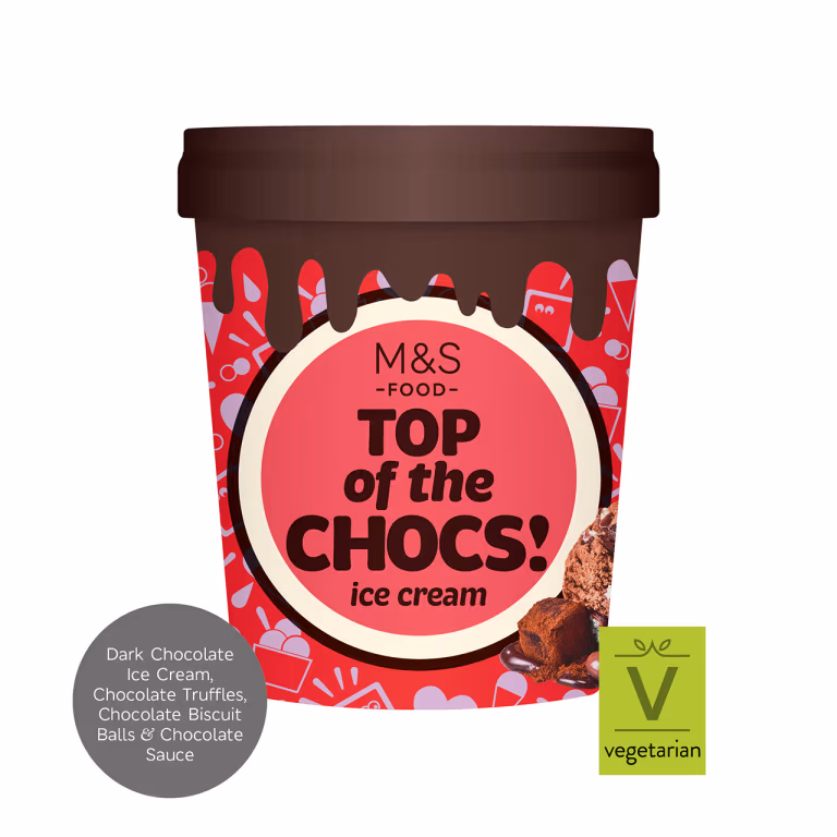 M&S Top of the Chocs Ice Cream