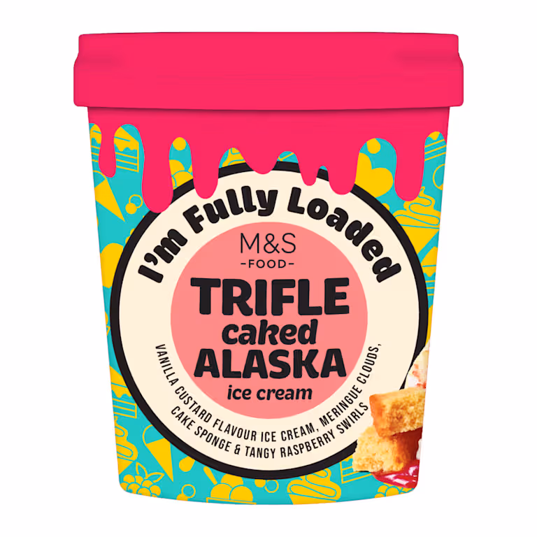 M&S Trifle Caked Alaska Ice Cream