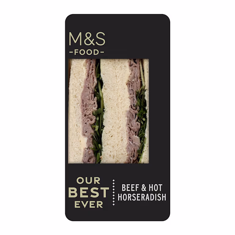 M&S Our Best Ever Beef & Hot Horseradish Sandwich