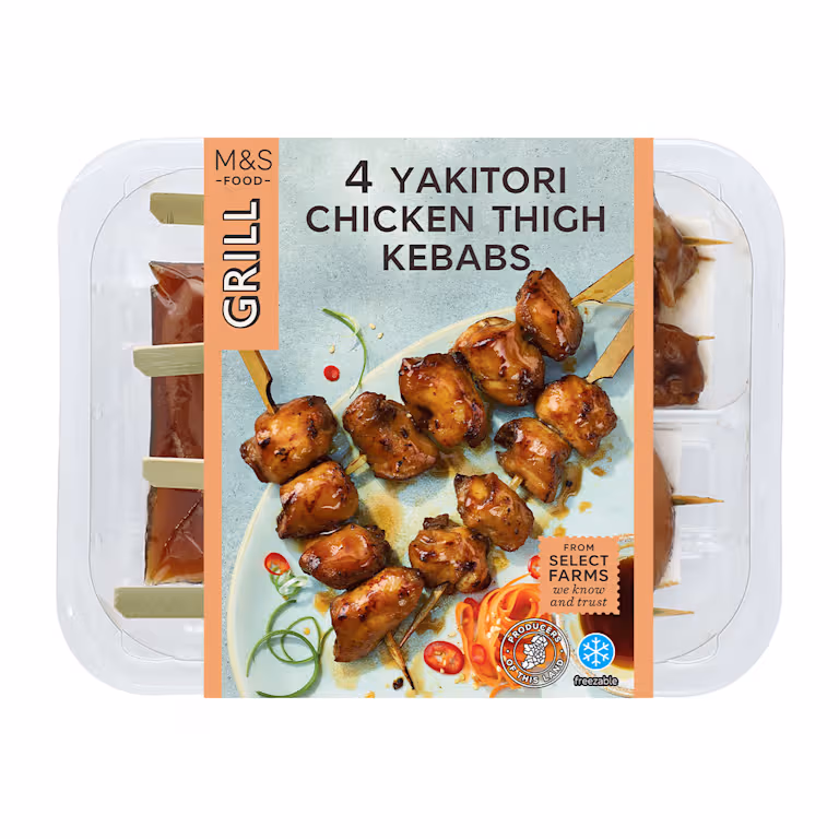 M&S Yakitori Chicken Thigh Kebabs