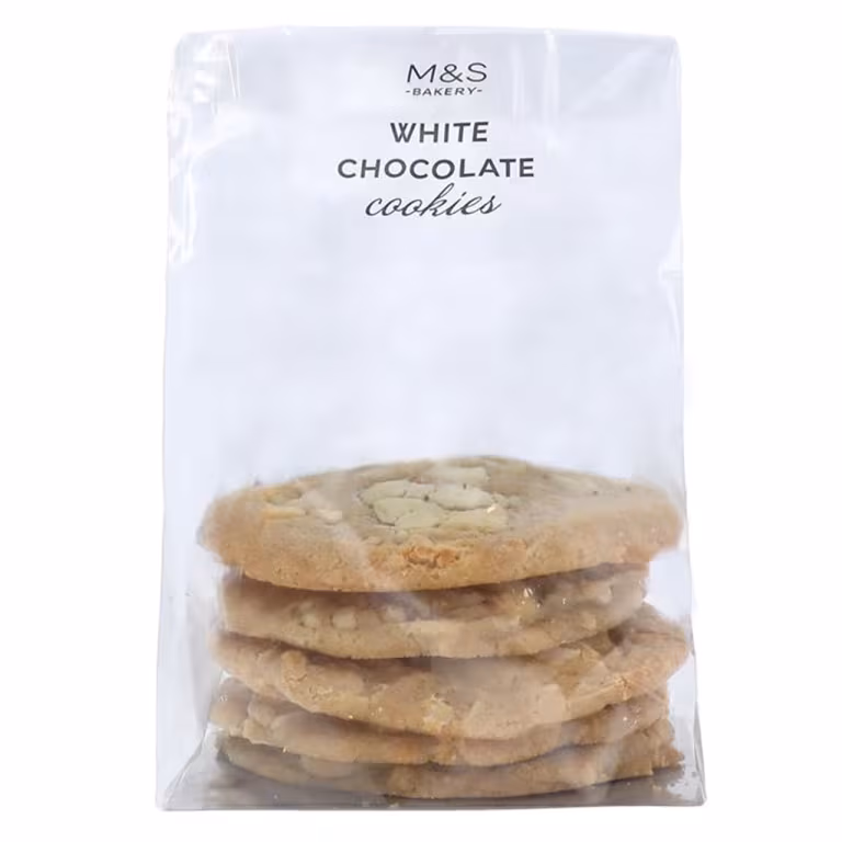 M&S White Chocolate Cookies