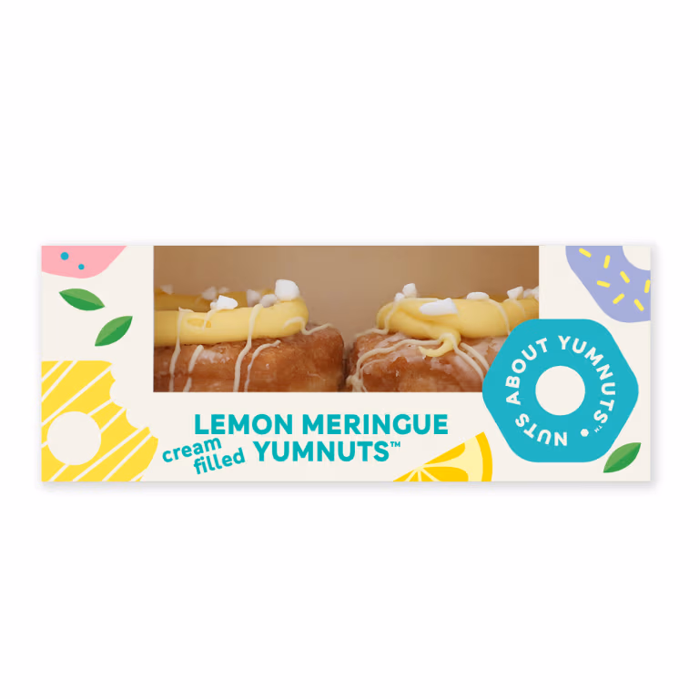 M&S Cream Filled Lemon Meringue Yumnuts