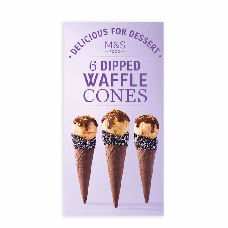 M&S Dipped Waffle Cones