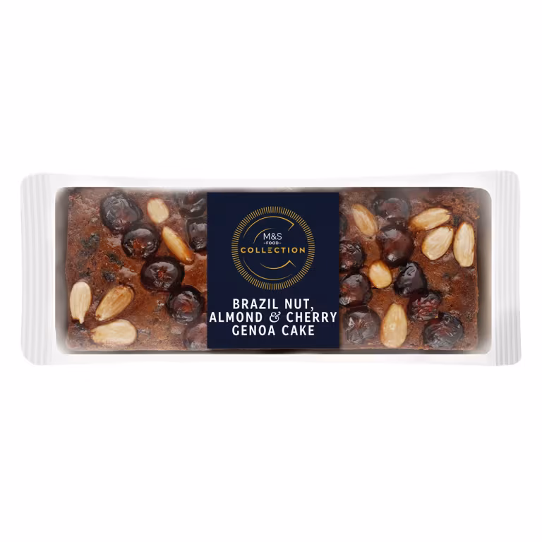 M&S Collection Brazil Nut, Almond and Cherry Genoa Cake