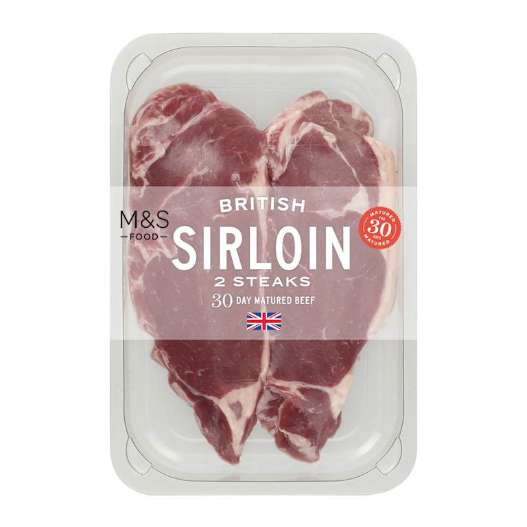 M&S British Beef Sirloin Steaks