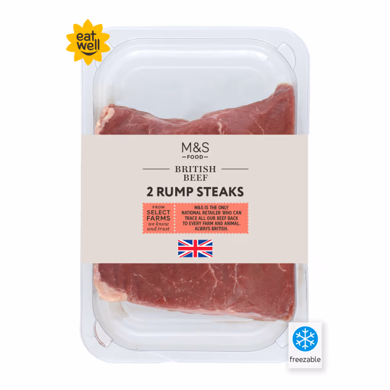 M&S British Beef Rump Steaks