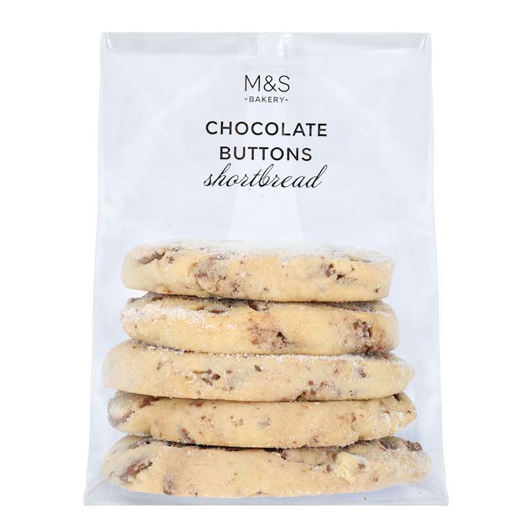 M&S Chocolate Buttons Shortbreads