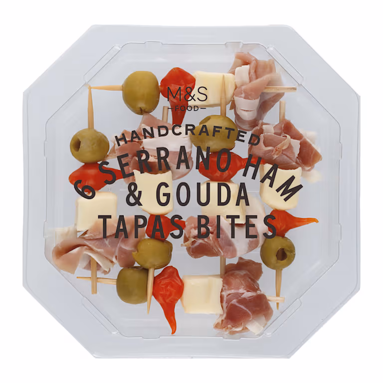M&S Handcrafted 6 Serrano Ham & Gouda Tapas Bites