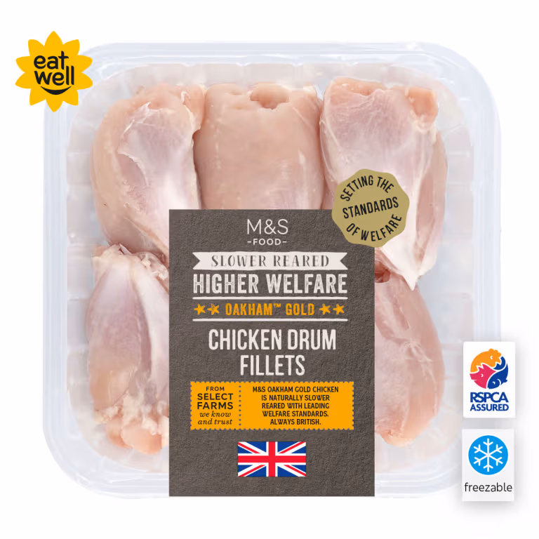 M&S Oakham Gold Chicken Drum Fillets