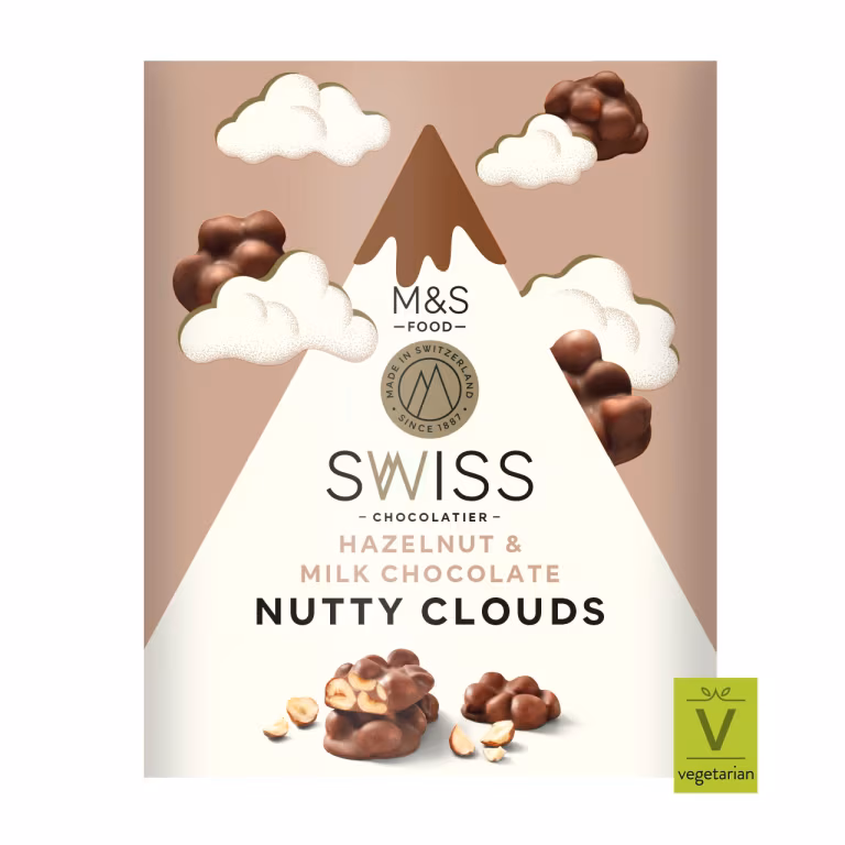 M&S Hazlenut & Milk Chocolate Nutty Clouds