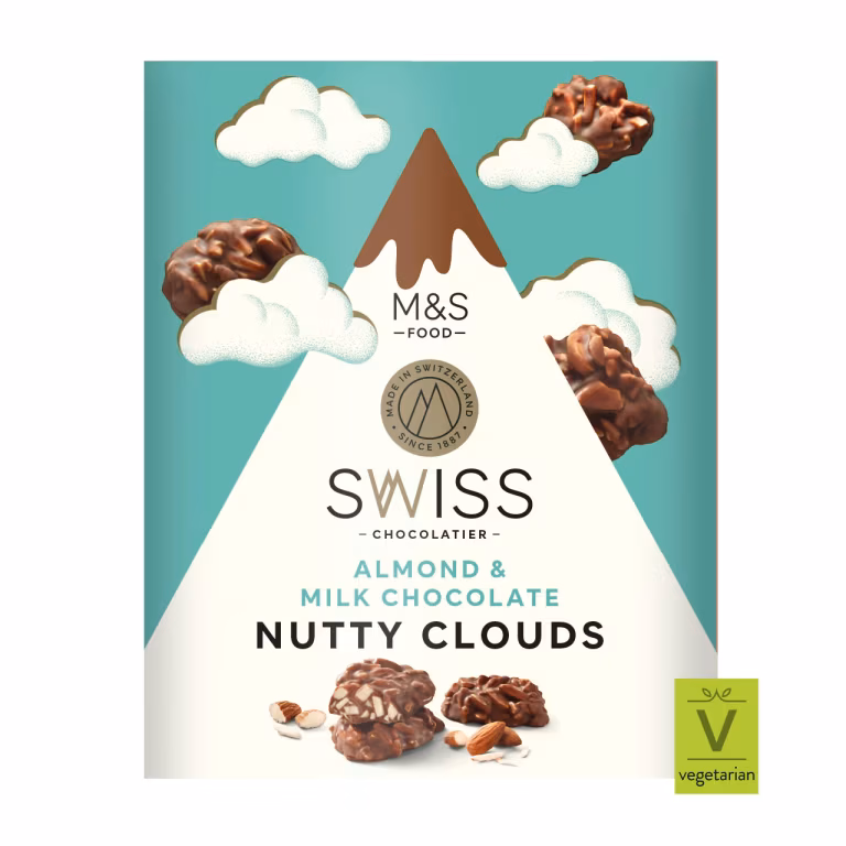 M&S Swiss Almond and Milk Chocolate Nutty Clouds