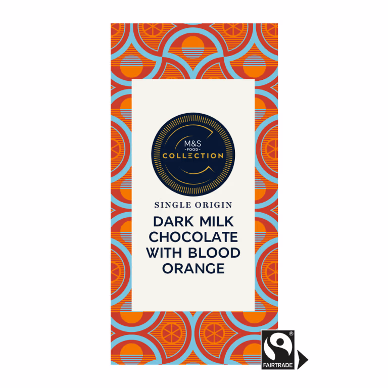 M&S Collection Single Origin Dark Milk Chocolate With Italian Blood Orange