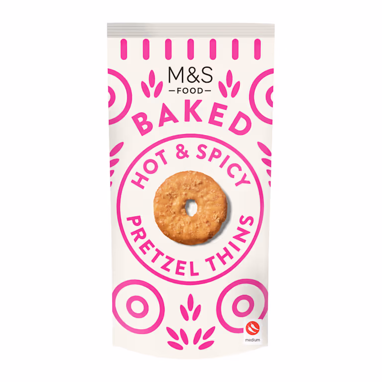 M&S Hot and Spicy Pretzel Thins