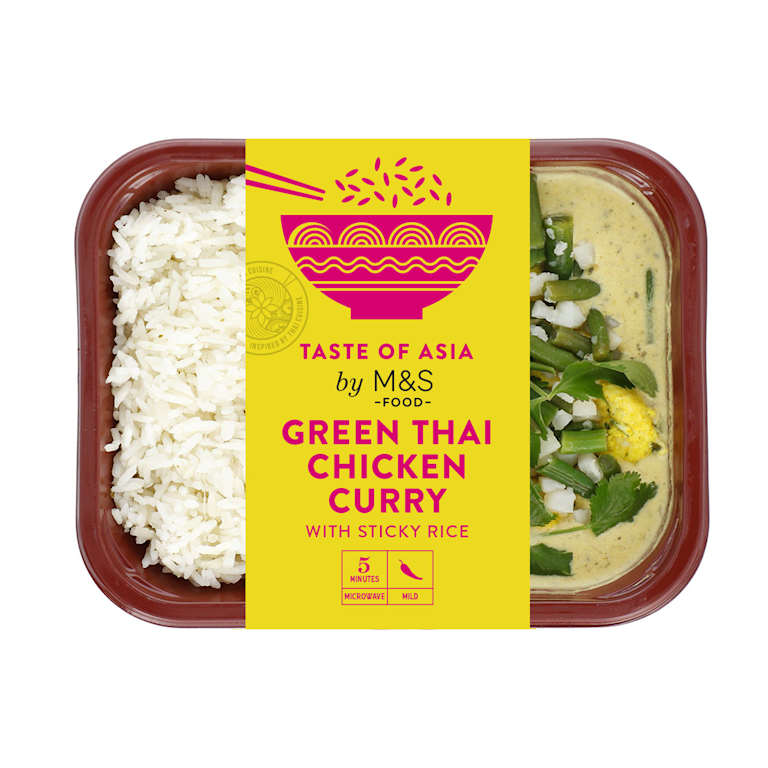 M&S Taste of Asia Green Thai Chicken Curry