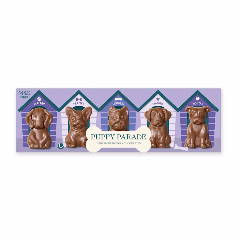 M&S Puppy Parade Chocolates