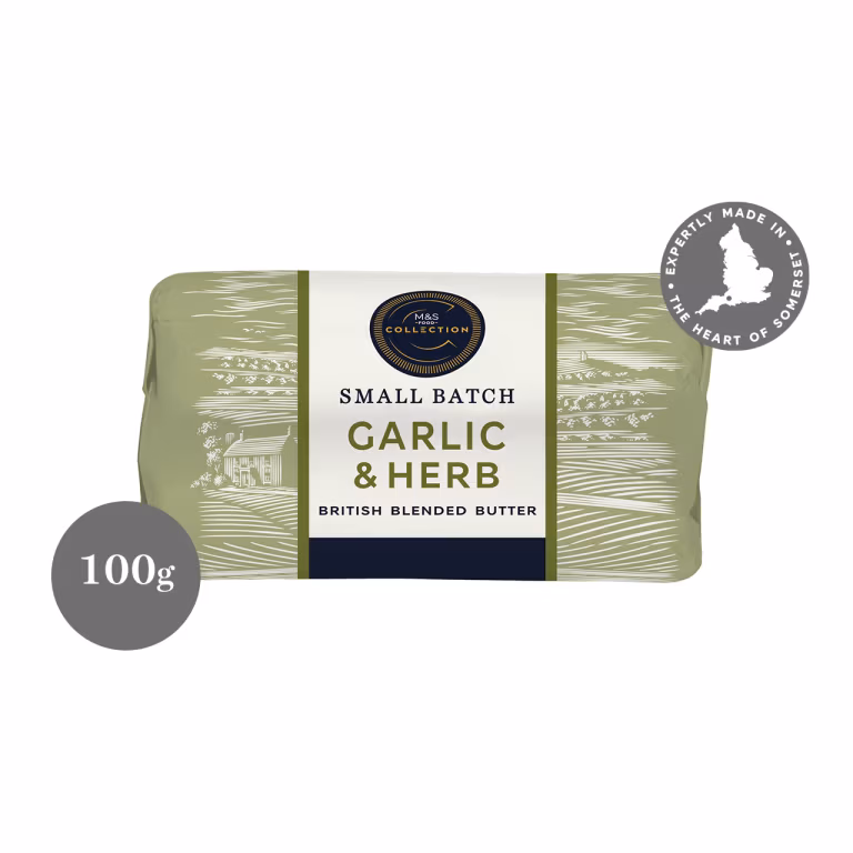 M&S Collection Farmhouse Butter with Garlic and Herb