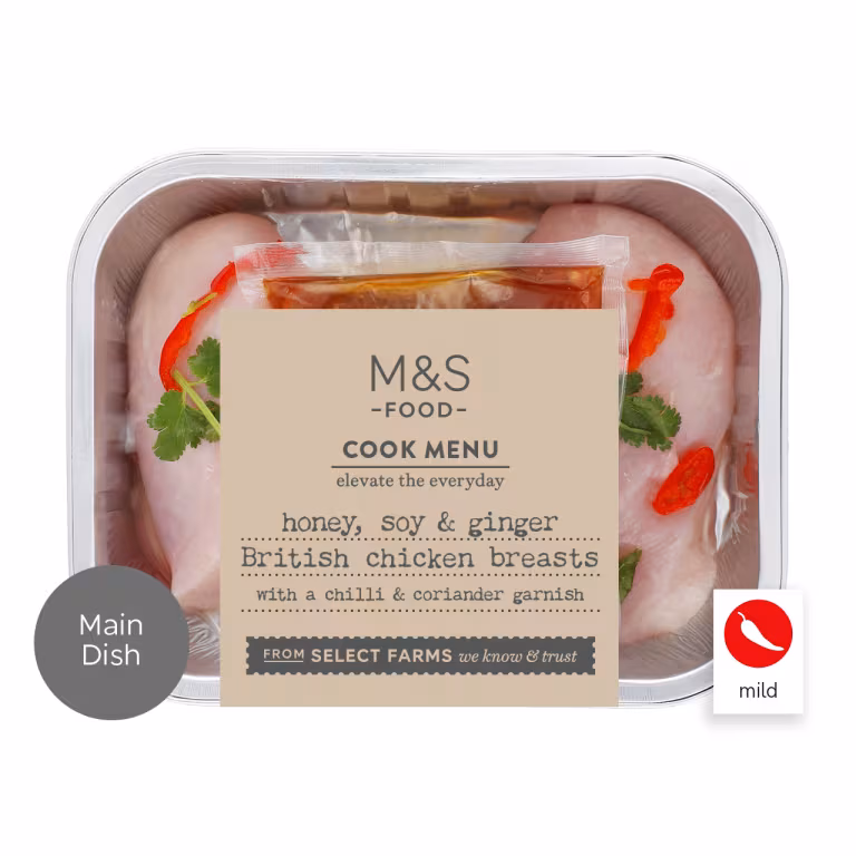 M&S Honey, Soy and Ginger British Chicken Breasts