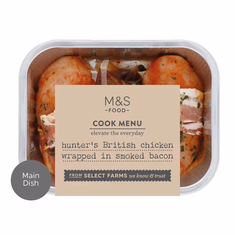 M&S Hunters British Chicken Wrapped in Smoked Bacon