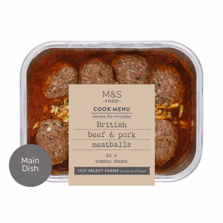 M&S British Beef and Pork Meatballs
