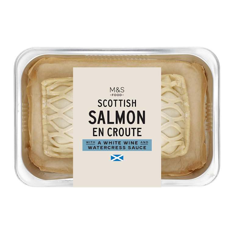 M&S Scottish Salmon All Butter En Croute