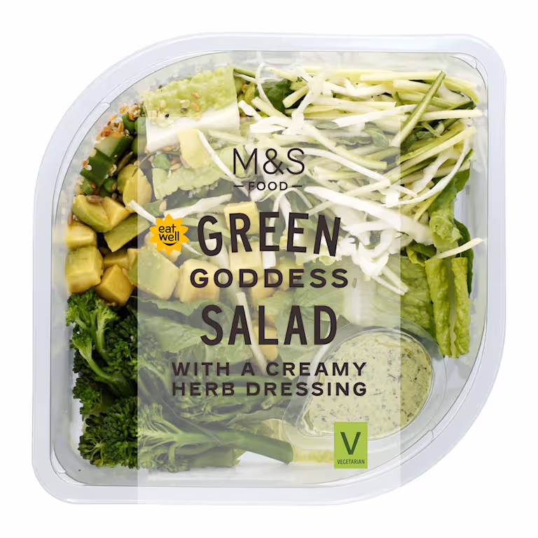 M&S Green Goddess Salad with a Creamy Herby Dressing