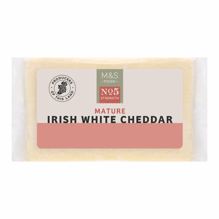 M&S Mature Irish White Cheddar