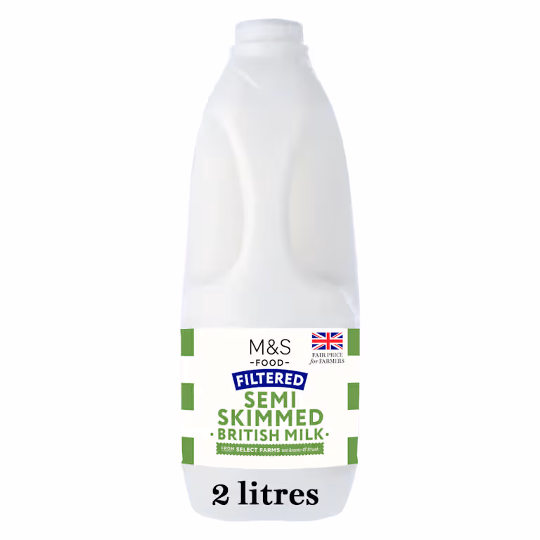 M&S Filtered Semi Skimmed British Milk