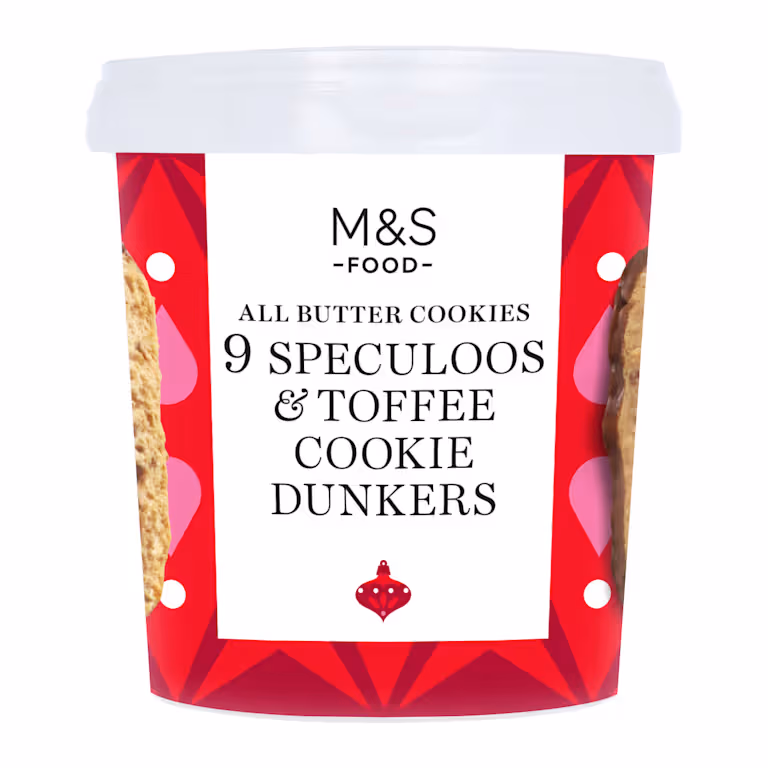 M&S All Butter Cookies Speculoos and Toffee Cookie Dunkers