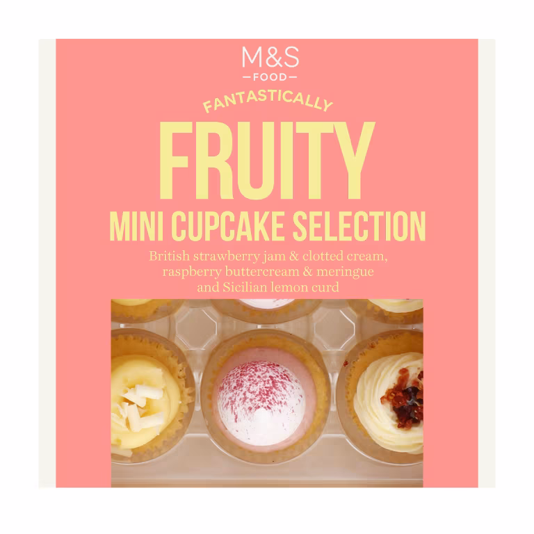 M&S Fantastically Fruity Mini Cupcake Selection