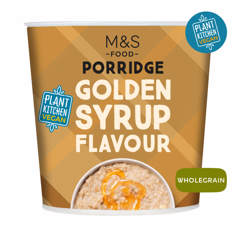 M&S Plant Kitchen Golden Syrup Flavour Porridge