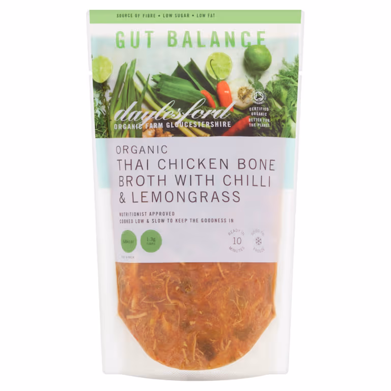 M&S Daylesford Organic Thai Chicken Broth with Chilli & Lemongrass