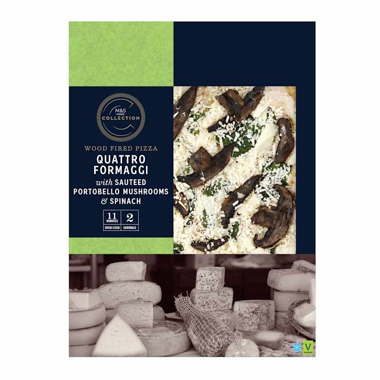 M&S Collection Quattro Formaggi Pizza