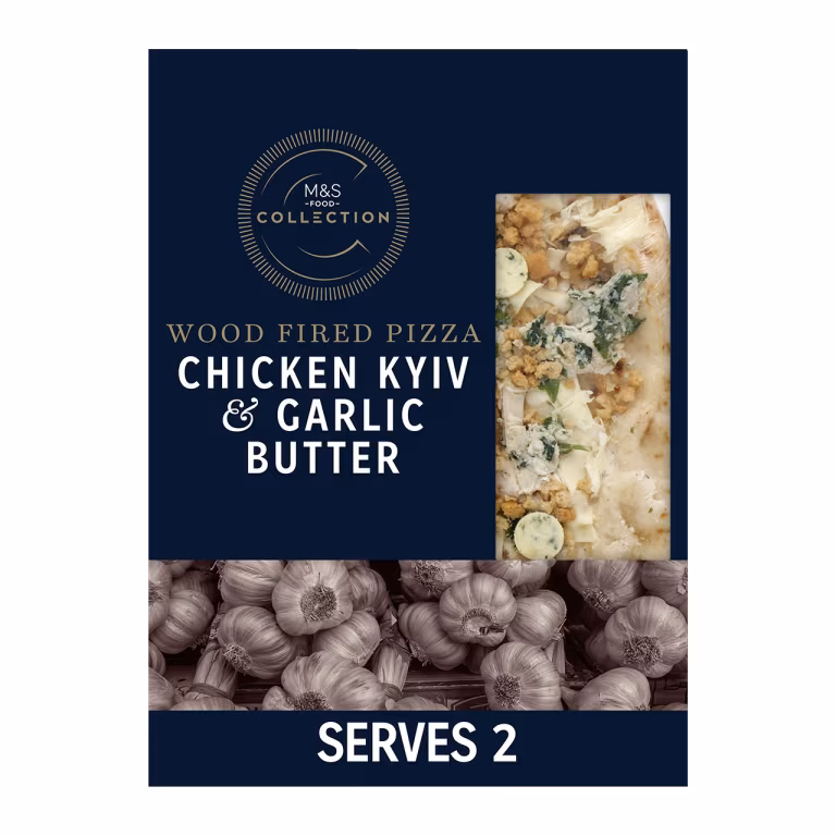 M&S Collection Chicken Kyiv and Garlic Butter Pizza
