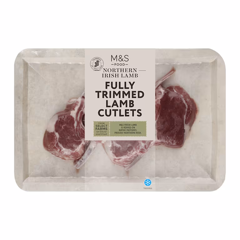 M&S Northern Irish Fully Trimmed Lamb Cutlets