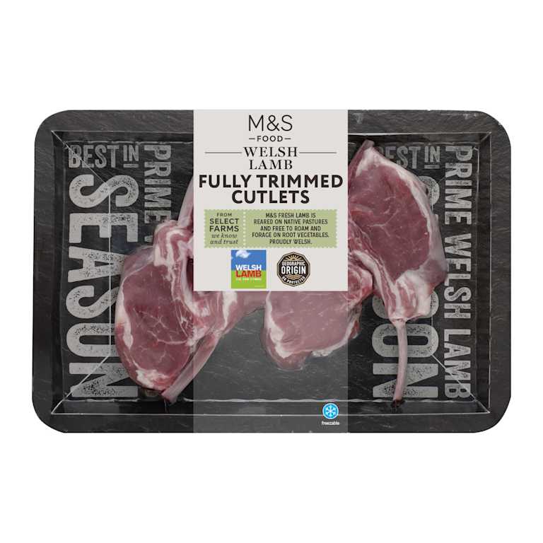 M&S Welsh Lamb Fully Trimmed Cutlets