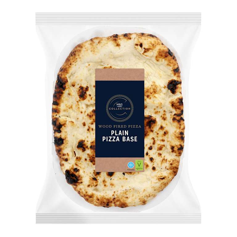 M&S Collection Wood Fired Plain Pizza Base
