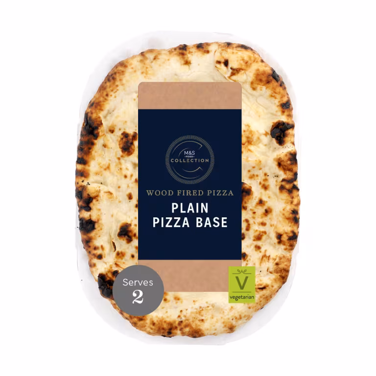 M&S Collection Wood Fired Plain Pizza Base