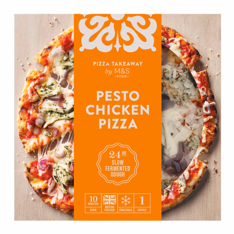 M&S Pesto Chicken Pizza