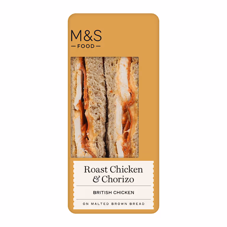 M&S Roast Chicken and Chorizo Sandwich