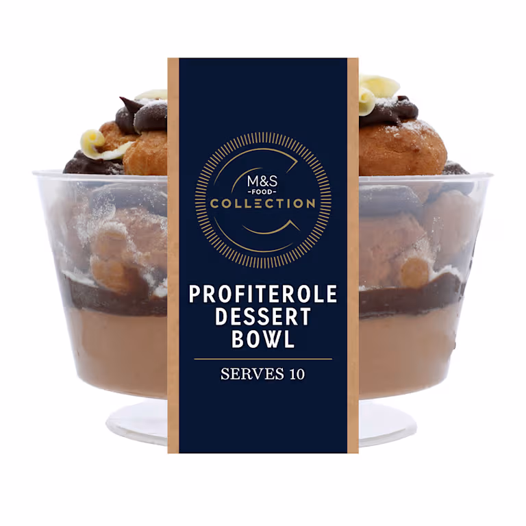 M&S Collection Profiterole Dessert Bowl